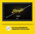 Stinger IE268E - Touchscreen-Multimedia-Receiver mit kabellosem Apple CarPlay und Android Auto