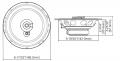 JBL Stage2 65M - 16,5 cm 3-Wege-Lautsprecher mit 480 Watt (RMS: 60 Watt)