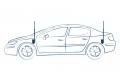 Blaupunkt AUTOJET 25 - Motorantenne - FM - verchromt - DIN 150 Ohm - 2006025000000