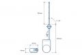 Blaupunkt AUTOJET 25 BLACK - Motorantenne - FM - schwarz - DIN 150 Ohm - 2006025000001