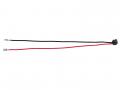 Lautsprecher-Anschlukabel mit DIN Stecker, 2,8 / 4,8 (F) Stecker, 2x 0,5qmm, rot / schwarz