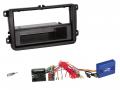 Radioeinbauset mit CAN-Bus f�r DIN Autoradio in VW T6 (2015-2019) - schwarz