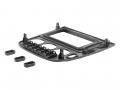 Einbaurahmen f�r 9 Zoll Autoradio in Mercedes M, ML-Klasse (03/1998-06/2001) - schwarz