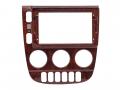 Einbaurahmen f�r 9 Zoll Autoradio in Mercedes ML-Klasse (1998-2005) - Holzoptik