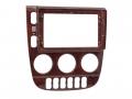 Einbaurahmen f�r 9 Zoll Autoradio in Mercedes ML-Klasse (1998-2005) - Holzoptik