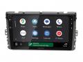 Einbaurahmen f�r 9 Zoll Autoradio in VW Arteon, Golf, Jetta, Passat, Polo, T6.1, Tiguan - schwarz