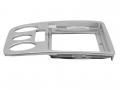 Einbaurahmen f�r 9 Zoll Autoradio in VW Scirocco III (13, 08/2008 - 04/2014), Klima manuell - silber