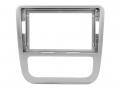 Einbaurahmen f�r 9 Zoll Autoradio in VW Scirocco III (13, 08/2008 - 04/2014), Kompaktmodul - silber