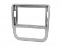 Einbaurahmen f�r 9 Zoll Autoradio in VW Scirocco III (13, 08/2008 - 04/2014), Kompaktmodul - silber