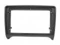 Einbaurahmen f�r 9 Zoll Autoradio in Audi TT (8J, 04/2006-03/2014) - schwarz