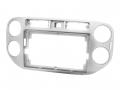 Einbaurahmen f�r 9 Zoll Autoradio in VW Tiguan (06/2011-04/2016) - silber