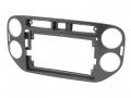 Einbaurahmen f�r 9 Zoll Autoradio in VW Tiguan (06/2011-04/2016) - schwarz