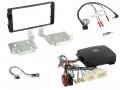 Einbauset mit Lenkradadapter f�r Doppel DIN Autoradio in Mitsubishi ASX (14-19), Aktiv, Disp., piano