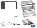 Einbauset mit Lenkradadapter f�r Doppel DIN Autoradio in Volvo S60, V70, XC70 (2004-2007)