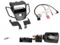 Einbauset mit Lenkradadapter f�r DIN Autoradio in Ford Fiesta (2013-2017), ohne Display, schwarz