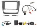 Einbauset mit Lenkradadapter f�r 9 Zoll Autoradio in BMW 1er E81/E82/E87 (07-13), Aktiv, Klimatr.