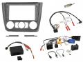 Einbauset mit Lenkradadapter f�r 9 Zoll Autoradio in BMW 1er E81/E82/E87 (07-13), Aktiv, PDC, man.