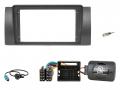 Einbauset mit Lenkradadapter f�r 9 Zoll Autoradio in BMW X5 (2002-2006), 40 Pin Quadlock