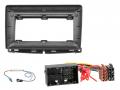 Einbauset mit Lenkradadapter f�r 9 Zoll Autoradio in Fiat 500 (ZAF312, ab 2016), 52 Pin