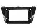 Einbaurahmen f�r 10 Zoll Autoradio in VW Tiguan (2016-2021) - Klavierlack