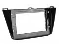 Einbaurahmen f�r 10 Zoll Autoradio in VW Tiguan (2016-2021) - Klavierlack