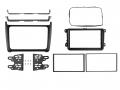 Einbaurahmen f�r Doppel DIN Autoradio in VW Polo (2014-2017) - schwarz