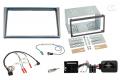 Einbauset mit Lenkradadapter f�r Doppel DIN Autoradio in Opel Corsa, Astra, Vectra (04-) - matt-chr