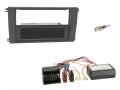 Radioeinbauset mit CAN-Bus f�r DIN Autoradio in Porsche Cayenne (2007-2010) - schwarz