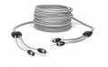 Hertz HMLC2 32 - Hochwertiges Marine-RCA-Kabel, 2-Kanal, 10 m