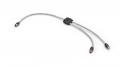 Hertz HMLCF - Marine RCA Y-Adapter, 2 Buchsen und 1 Stecker, 30 cm