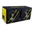 Ground Zero GZIB 2.10SPL - 2 x 25 cm Passiv Subwoofer mit 1400 Watt (RMS: 800 Watt)