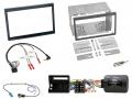 Einbauset mit Lenkradadapter f�r Doppel DIN Autoradio in Peugeot 307 (2006-2009)