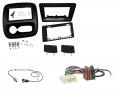 Einbauset mit Lenkradadapter f�r 9 Zoll Autoradio in Fiat, Nissan, Opel, Renault m. Klimatr., 20Pin