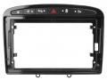 Einbaurahmen f�r 9 Zoll Autoradio in Peugeot 308 (09/2007-07/2015) - Klavierlack