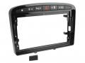 Einbaurahmen f�r 9 Zoll Autoradio in Peugeot 308 (09/2007-07/2015) - Klavierlack