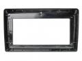 Einbaurahmen f�r 9 Zoll Autoradio in Citroen / Mitsubishi / Peugeot - Klavierlack