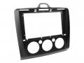 Einbaurahmen f�r 9 Zoll Autoradio in Ford Focus manuelle Klimaanlage (2004-2011) - schwarz
