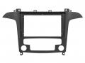 Einbaurahmen f�r 9 Zoll Autoradio in Ford Galaxy / S-Max Klimatronik (2006-2015) - schwarz