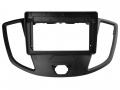 Einbaurahmen f�r 9 Zoll Autoradio in Ford Transit (FAC/FAD, 08/2014-06/2019) - schwarz