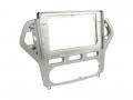 Einbaurahmen f�r 10 Zoll Autoradio in Ford Mondeo (06/2007-10/2010) - silber
