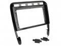 Einbaurahmen f�r 9 Zoll Autoradio in Porsche Cayenne (9PA/955, 02/2007-02/2010) - schwarz