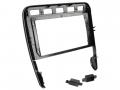 Einbaurahmen f�r 9 Zoll Autoradio in Porsche Cayenne (9PA/955, 02/2007-02/2010) - schwarz