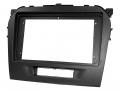 Einbaurahmen f�r 9 Zoll Autoradio in Suzuki Vitara (LY, 04/2015-08/2018) - schwarz