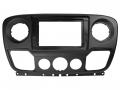 Einbaurahmen f�r 10 Zoll Autoradio in Nissan NV400 / Opel Movano /Renault Master - schwarz