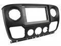 Einbaurahmen f�r 10 Zoll Autoradio in Nissan NV400 / Opel Movano /Renault Master - schwarz