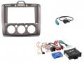 Radioeinbauset f�r 9 Zoll Autoradio in Ford Focus (2005-2011), silber, man. Klima