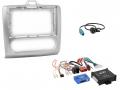 Radioeinbauset f�r 9 Zoll Autoradio in Ford Focus (2005-2011), silber, autom. Klima