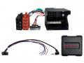 Einbauset mit Lenkradadapter f�r 9 Zoll Autoradio in Ford Focus (2005-2011), silber, autom. Klima