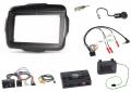 Einbauset mit Lenkradadapter f�r 9 Zoll Autoradio in Jeep Renegade (2014-2023)
