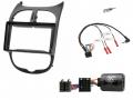 Einbauset mit Lenkradadapter f�r 9 Zoll Autoradio in Peugeot 206 (2001-2010)